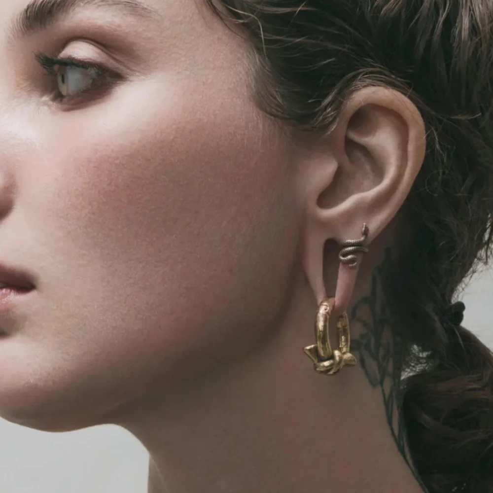 NWT Ask & Embla sin serpent lobe cuffs - Picture 2 of 12